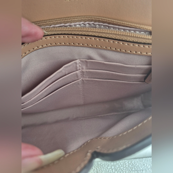 Kate Spade Romy Metallic Croc Embossed Leather Wallet On A Chain - Picture 9 of 10